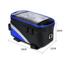 Bicycle Bag Waterproof Touch Screen Cycling Bag Top Frame Tube Bag MTB Road Bike Bag Phone Case Bike Accessories - sport flow