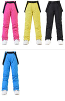 New Men and Women Winter Outdoor Ski Pants Windproof Waterproof Warm Breathable Snowboarding Pants Snow Sports Bibs Pants - sport flow