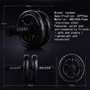 AB Roller Wheel Roller Keep Fit Wheels Home Crunch Artifact No Noise Abdominal Training Equipment for Gym Strength Workouts - sport flow