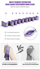 Multi-Section Elastic Yoga Resistance Bands Adult Child Dance Training Gym Home Pilates Exercise Pull Strap Belt Fitness Sport - sport flow