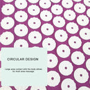 Yoga Massage Pads with Large Touchpoints for Better Neck Back and Foot Massage Household Massage Pillows in Purple Color - sport flow