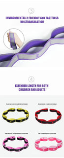 Multi-Section Elastic Yoga Resistance Bands Adult Child Dance Training Gym Home Pilates Exercise Pull Strap Belt Fitness Sport - sport flow