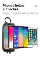 WEST BIKING Bicycle Bag 7.0 Inch Phone Bag Waterproof Front Frame Cycling Bag Sensitive Touch Screen MTB Road Bike Bag - sport flow