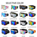 Large Frame Ski Goggles with Colorful Lens Anti-Collision Anti-Glare Lens Outdoor Sport Snow Snowboard for Snowboarding Skiing - sport flow
