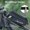 WEST BIKING Bicycle Bag 7.0 Inch Phone Bag Waterproof Front Frame Cycling Bag Sensitive Touch Screen MTB Road Bike Bag - sport flow