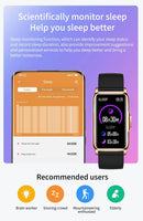 For Android IOS Smart Bracelet Women Smartwatch Men Heart Rate Blood Oxygen Waterproof Sport Smart Band Watch For Ladies +Gift - sport flow