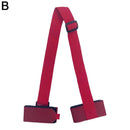 Black Nylon Adjustable Ski Handle Strap Bag Skiing Bag Adjustable Pole Shoulder Hand Carrier Lash Straps Porter Hook Loop - sport flow