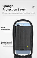 WEST BIKING Bicycle Bag 7.0 Inch Phone Bag Waterproof Front Frame Cycling Bag Sensitive Touch Screen MTB Road Bike Bag - sport flow