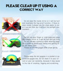 COPOZZ Outdoor Sports Ski Goggles UV400 Protection Ski Mask Male Female Anti-Fog Big Face Snow Glasses Snowboard Skiing Eyewear - sport flow