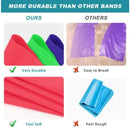 Yoga Pilates Resistance Band Long Training Stretch Bands for Physical Therapy Lower Body home Strength Elastic Exercise Bands - sport flow