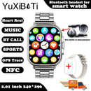 2024 Smart Watch 2 in 1 With Earphone Smartwatch Bluetooth Call Men Watch GPS Track Heart Rate Monitor Play Music SmartWatch - sport flow