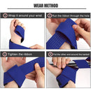 Weightlifting Straps 1 Pair Lifting Wrist Anti-Slip Silicone Strength Training Strap Deadlifts Crossfit Hand Grips Wrist Support - sport flow