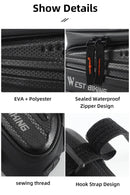 WEST BIKING Bicycle Bag 7.0 Inch Phone Bag Waterproof Front Frame Cycling Bag Sensitive Touch Screen MTB Road Bike Bag - sport flow