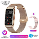 For Android IOS Smart Bracelet Women Smartwatch Men Heart Rate Blood Oxygen Waterproof Sport Smart Band Watch For Ladies +Gift - sport flow
