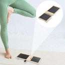 Single Leg Balance Board Wooden Foot Strengthener Anti Slip Wobble Board For Sprained Ankle Stability Exercises Posture - sport flow