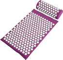 Yoga Massage Pads with Large Touchpoints for Better Neck Back and Foot Massage Household Massage Pillows in Purple Color - sport flow