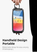 WEST BIKING Bicycle Bag 7.0 Inch Phone Bag Waterproof Front Frame Cycling Bag Sensitive Touch Screen MTB Road Bike Bag - sport flow