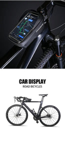 TAKEZERO A2 Mountain Bicycle Bag - Hard Shell EVA Front Bar Bag for Road Bikes, Mobile Phone Handlebar Bag - Cycling Equipment - sport flow