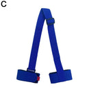 Black Nylon Adjustable Ski Handle Strap Bag Skiing Bag Adjustable Pole Shoulder Hand Carrier Lash Straps Porter Hook Loop - sport flow