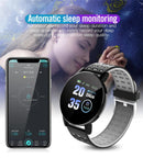 119S Smartwatch Bluetooth Smart Watch Men Blood Pressure Women Smart Band Clock Sports Fitness Tracker Watch For Android IOS - sport flow