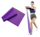 Yoga Pilates Resistance Band Long Training Stretch Bands for Physical Therapy Lower Body home Strength Elastic Exercise Bands - sport flow