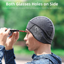 WEST BIKING Winter Fleece Cycling Cap Windproof Thermal Skull Cap Helmet Liner Running Skiing Motocycle Riding Men MTB Bike Hat - sport flow