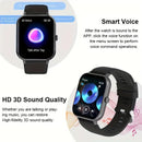 Smartwatch With 4.65cm Full Touch Screen, Text & Call Functions, 100+ Sports Modes, Pedometer, Calorie Counter, Waterproof, Compatible With Android & IOS - sport flow
