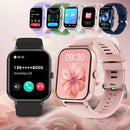 Smartwatch With 4.65cm Full Touch Screen, Text & Call Functions, 100+ Sports Modes, Pedometer, Calorie Counter, Waterproof, Compatible With Android & IOS - sport flow