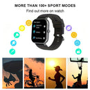 Smartwatch With 4.65cm Full Touch Screen, Text & Call Functions, 100+ Sports Modes, Pedometer, Calorie Counter, Waterproof, Compatible With Android & IOS - sport flow