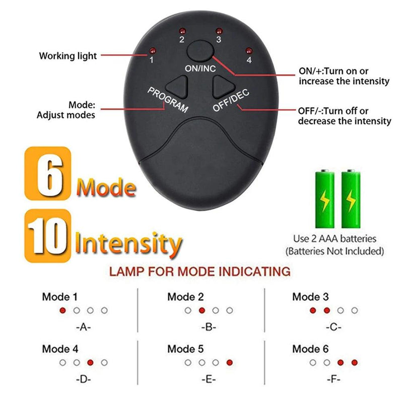 Muscle Stimulator Hips Muscle Trainer Abs EMS Wireless Smart Abdominal Muscle Toner Home Gym Workout Machine For Men Women - sport flow