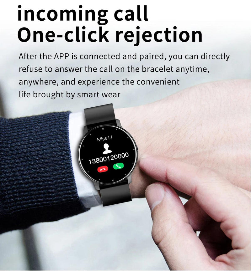LIGE 2025 Smart Watch Women Men Lady Gift Sport Fitness Watches Heart Rate Monitor Waterproof Smartwatch For Xiaomi Android IOS - sport flow