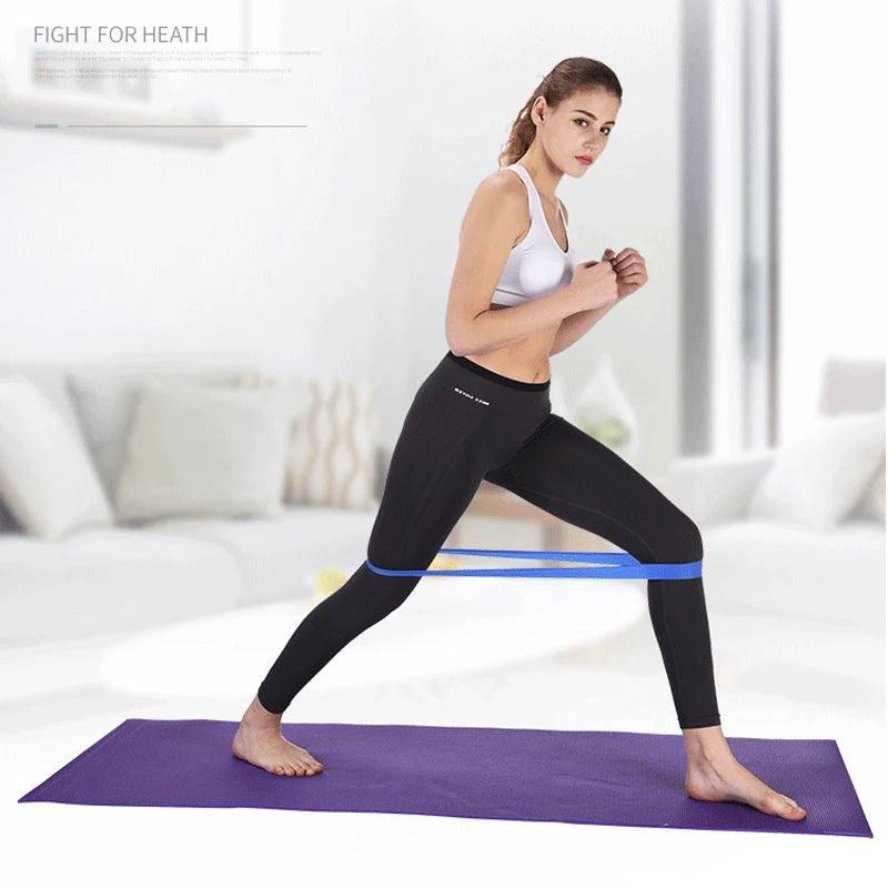 Training Fitness Rubber Resistance Bands Yoga Home Gym Elastic Gum Pilates Crossfit Workout Equipment Bodybuilding For Sports - sport flow