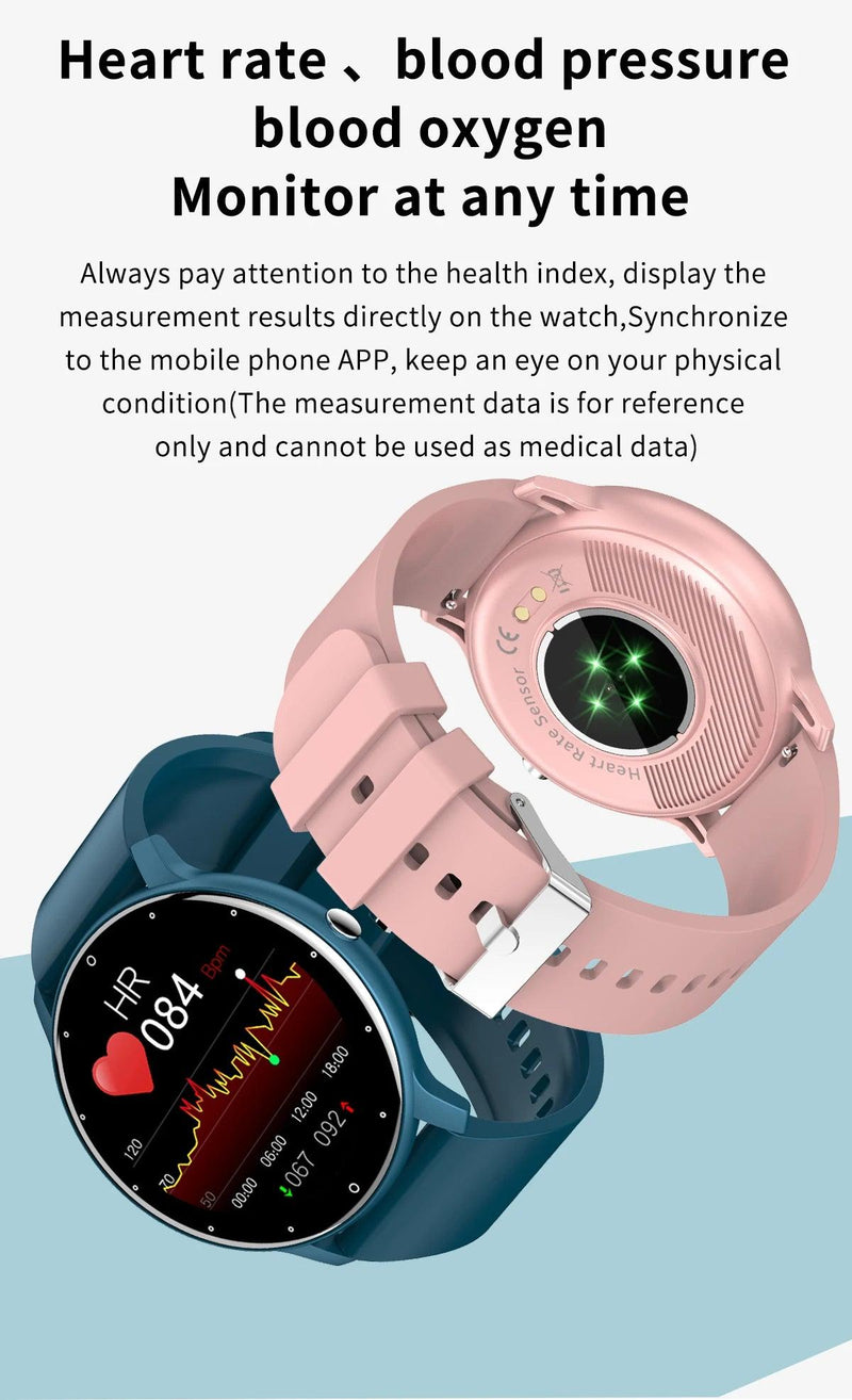 LIGE 2025 Smart Watch Women Men Lady Gift Sport Fitness Watches Heart Rate Monitor Waterproof Smartwatch For Xiaomi Android IOS - sport flow