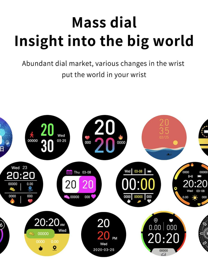 LIGE 2025 Smart Watch Women Men Lady Gift Sport Fitness Watches Heart Rate Monitor Waterproof Smartwatch For Xiaomi Android IOS - sport flow