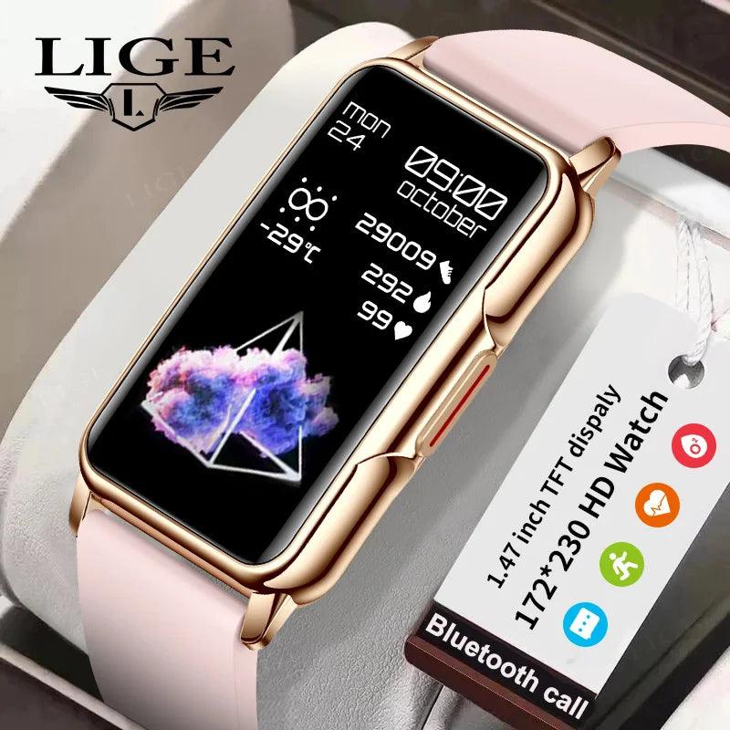 For Android IOS Smart Bracelet Women Smartwatch Men Heart Rate Blood Oxygen Waterproof Sport Smart Band Watch For Ladies +Gift - sport flow