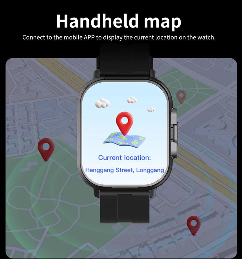 2024 Smart Watch 2 in 1 With Earphone Smartwatch Bluetooth Call Men Watch GPS Track Heart Rate Monitor Play Music SmartWatch - sport flow