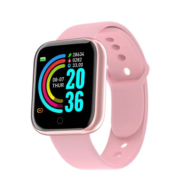 Multifunctional Smart Watch Men Women Bluetooth Connected Phone Music Fitness Sports Bracelet Sleep Monitor Y68 Smartwatch D20 - sport flow