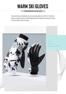 Winter Snowboard Ski Gloves – Unisex PU Leather, Non-slip, Touch Screen, Waterproof, Fleece, Warm Snow Sports Gloves. - sport flow