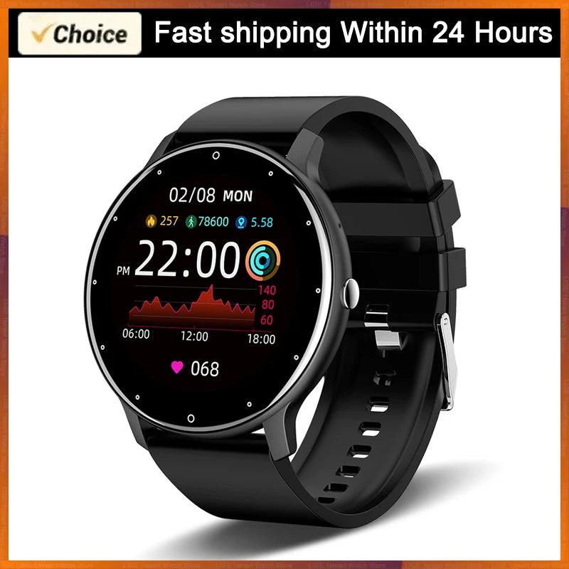 LIGE 2025 Smart Watch Women Men Lady Gift Sport Fitness Watches Heart Rate Monitor Waterproof Smartwatch For Xiaomi Android IOS - sport flow