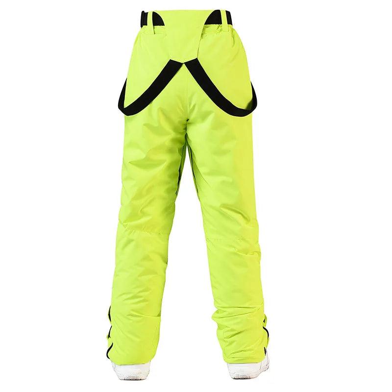 New Men and Women Winter Outdoor Ski Pants Windproof Waterproof Warm Breathable Snowboarding Pants Snow Sports Bibs Pants - sport flow