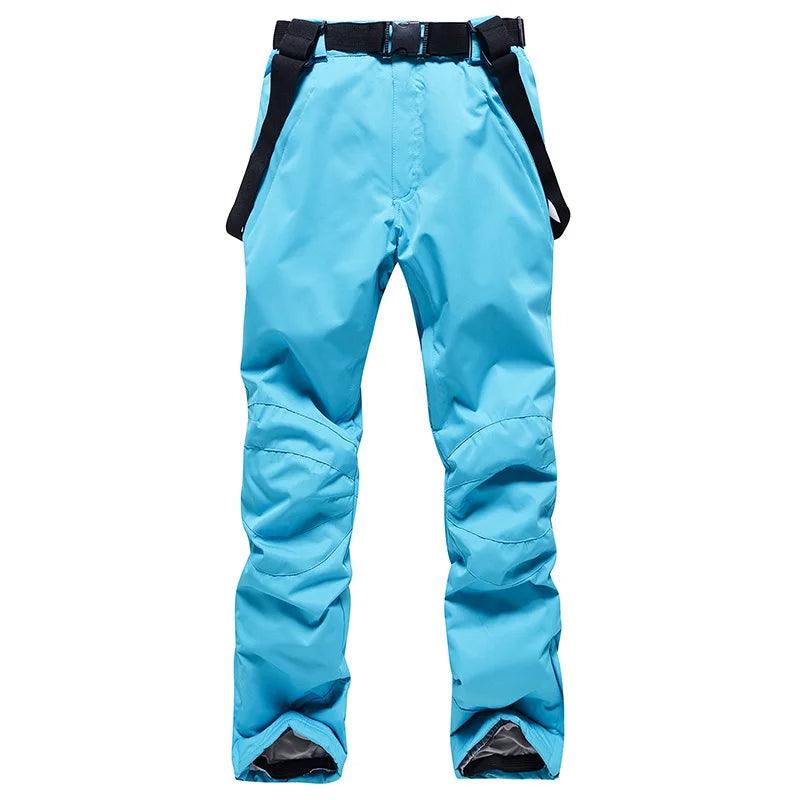 New Men and Women Winter Outdoor Ski Pants Windproof Waterproof Warm Breathable Snowboarding Pants Snow Sports Bibs Pants - sport flow