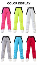 New Men and Women Winter Outdoor Ski Pants Windproof Waterproof Warm Breathable Snowboarding Pants Snow Sports Bibs Pants - sport flow