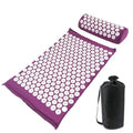 Yoga Massage Pads with Large Touchpoints for Better Neck Back and Foot Massage Household Massage Pillows in Purple Color - sport flow