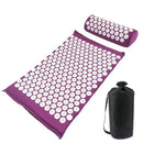 Yoga Massage Pads with Large Touchpoints for Better Neck Back and Foot Massage Household Massage Pillows in Purple Color - sport flow