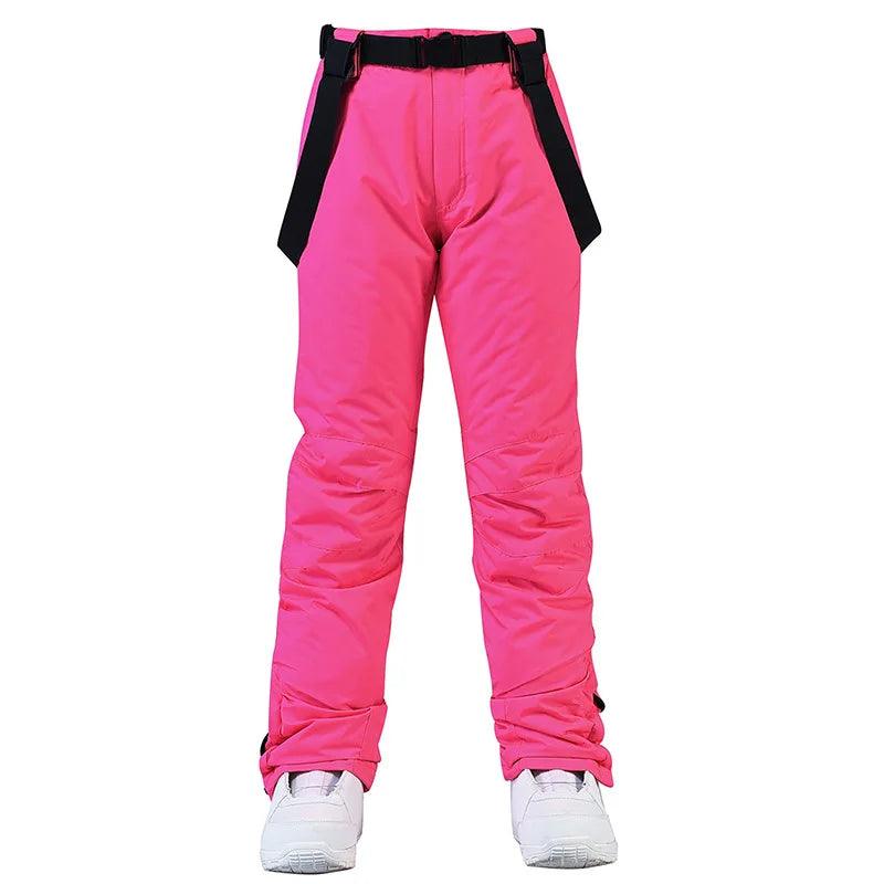 New Men and Women Winter Outdoor Ski Pants Windproof Waterproof Warm Breathable Snowboarding Pants Snow Sports Bibs Pants - sport flow
