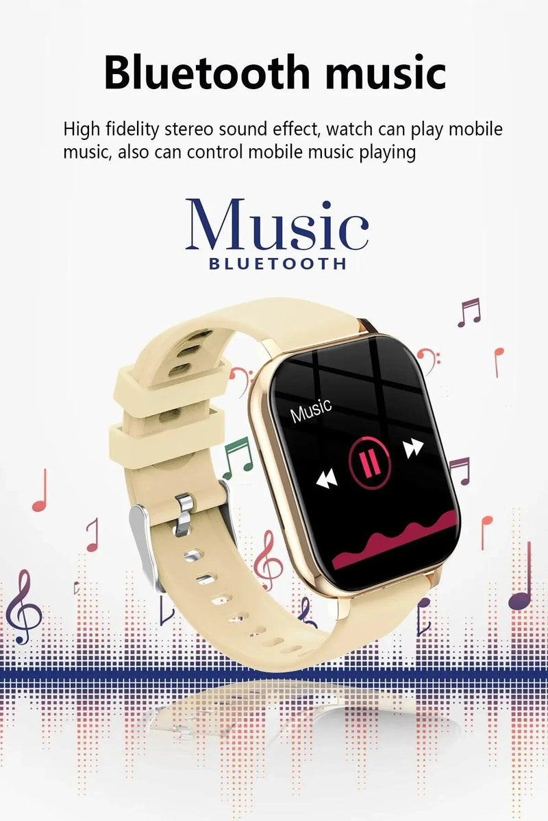 2025 New Smart Watches for Men Women Newest 2024 Sport SmartWatch DIY Watch Faces Bluetooth Call Phone Smart Band PK H13 H5 P73 - sport flow