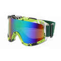 Large Frame Ski Goggles with Colorful Lens Anti-Collision Anti-Glare Lens Outdoor Sport Snow Snowboard for Snowboarding Skiing - sport flow