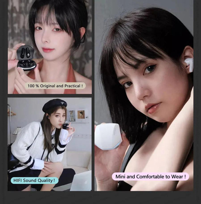Lenovo GM2 Pro TWS Wireless Bluetooth Headset 5.3 Headphones Sport Gaming Headsets Noise Reduction Earbuds Bass Touch Control - sport flow