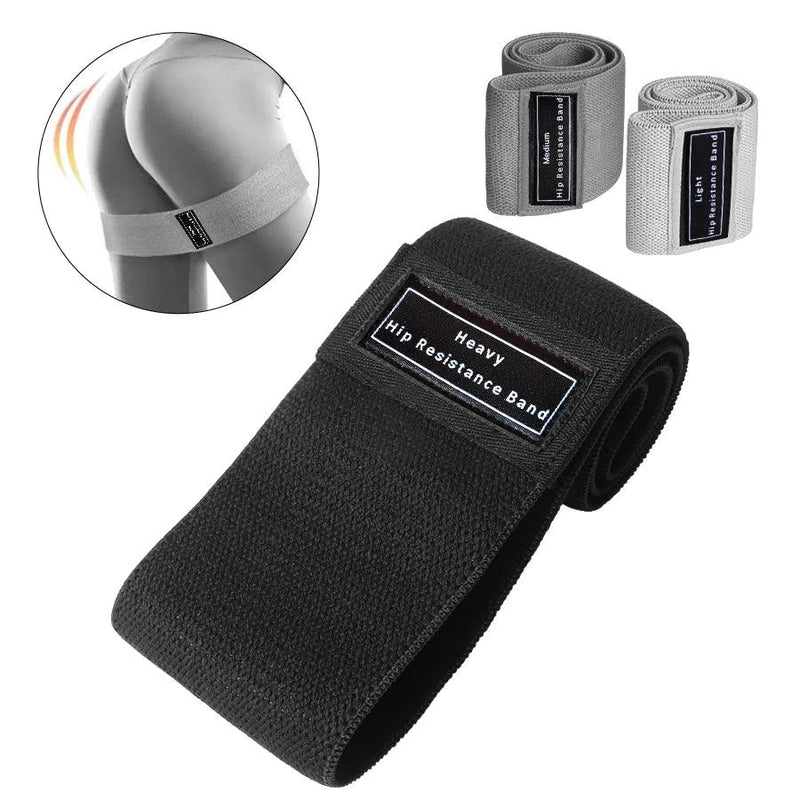 Fabric Resistance Hip Booty Bands Glute Thigh Elastic Workout Bands Squat Circle Stretch Fitness Strips Loops Yoga Gym Equipment - sport flow