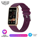 For Android IOS Smart Bracelet Women Smartwatch Men Heart Rate Blood Oxygen Waterproof Sport Smart Band Watch For Ladies +Gift - sport flow